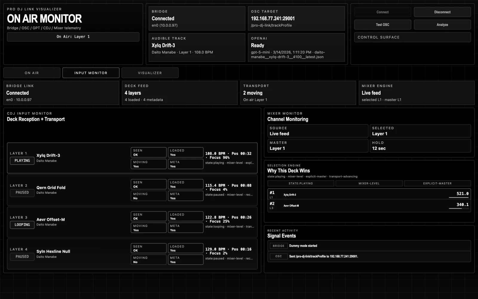 Input Monitor screenshot