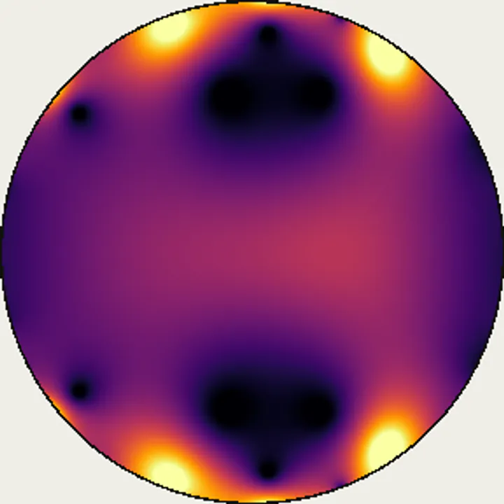No. 44 Normalized derivative field / 分割数Lambert干渉場 正規化微分場