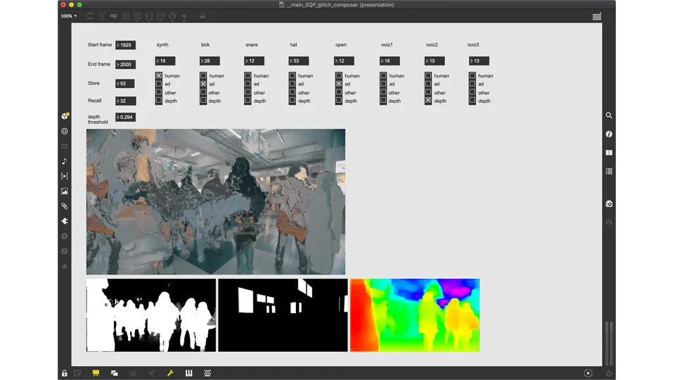 Glitch Composer UI